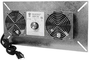 Tjernlund V2D Underaire Crawlspace Ventilator Fan Moisture Reducing 220 CFM