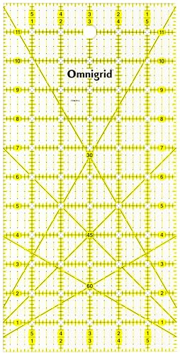Omnigrid 6 x 12 Rectangle Quilting and Sewing Ruler