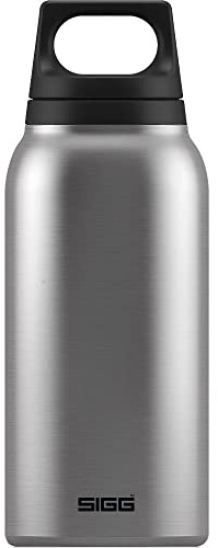SIGG - Gourde Isotherme 300 ml - Thermo Flask Hot & Cold Brushed - Pour Randonnée & Camping - Étanche - Sans BPA - Acier Inoxydable 18/8 - Inox Brossé
