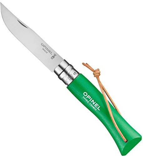 N°07 Verde con enlace de cuero blanco