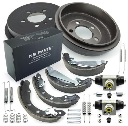 Bremsen/BREMSBACKEN + BREMSTROMMEL + RADZYLINDER HINTEN NB PARTS GERMANY 10042566