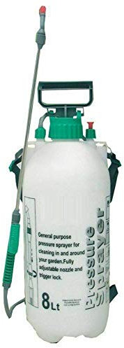 Elito Home & Garden New Pressure Pump Sprayer Shed Fence Weed Killer Insect Pest Control Knapsack Spray (8 Litre)