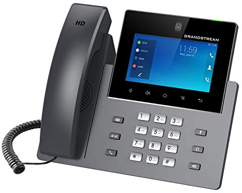 Grandstream Networks GXV3350 téléphone fixe Noir 16 lignes TFT Wifi