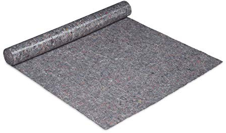 Relaxdays Malervlies, Abdeckvlies Rolle, 1 m x 25 m = 25m², rutschfest, wasserabweisend, 180g/m², Streichen, Umzug, grau
