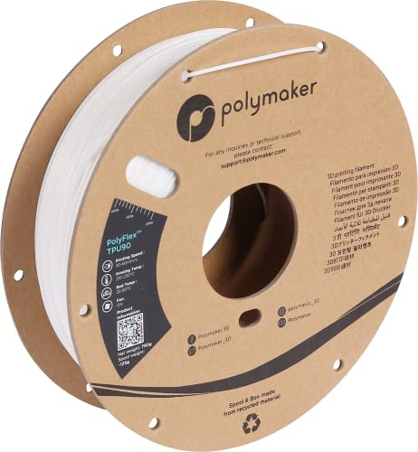 Polymaker PolyFlex TPU-90A Weiß - 1,75mm - 750g