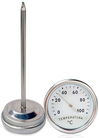 SueaLe Water Temperature Gauge Water Temp Thermometer Meter Measurement Monitor For Electric Kettles Home Office Travel Use Glass And Metal Thermometer