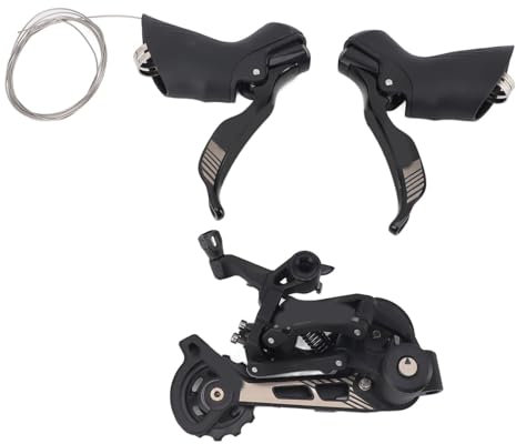 22-Gang-Fahrrad-Umwerfer-Set, Robust, Reibungsloser Betrieb, Sicherer Halt, Fahrrad-Speed-Shifter-Umwerfer, Schaltwerke für Rennrad-Mountainbike-Umwerfer