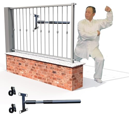 Wing Chun Dummy Einfache Federarme zum Training der Kampfkünste, Freistehende Stanz-Dummy-Ausrüstung für Den Innen- und Außenbereich, Gebündeltes Taekwondo-Übungsgerät(Size:Both Spring)