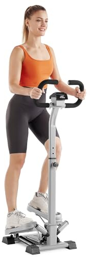FLYBIRD Stepper mit Lenker, Twist Treppensteiger für Übungen für Beintraining, 150 kg Tragfähigkeit, stoßarmes Cardio-Gerät für Zuhause, geeignet für Anfänger