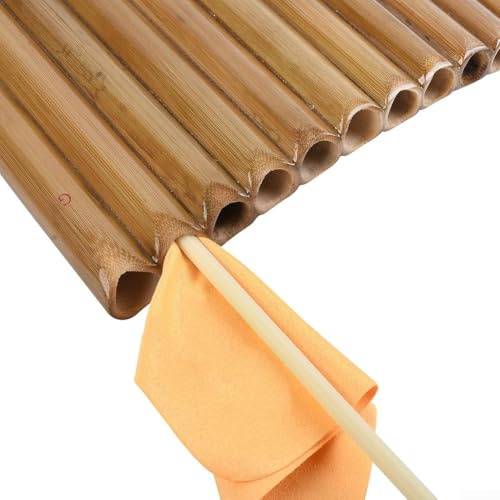 Klassisches Design, 15 Pfeifen, Panflöte, chinesisches Volksmusik-Blasinstrument (links)