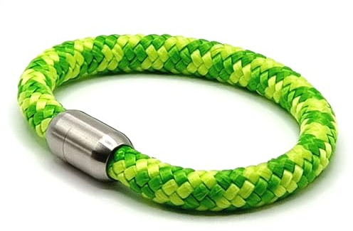 JoJewelry Paracord Herren Armband – Kollektion „Los Angeles“ – Silberverschluss – in 10 Farben & 4 Längen erhältlich – hochwertiger Edelstahlmagnetverschluss – mit Geschenkbox