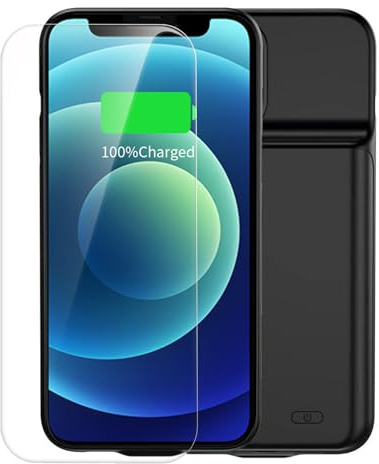 MIGAFEI Battery Case for iPhone 13 Mini, 6800 mAh Ultra Thin Portable Protective Smart Charging Case