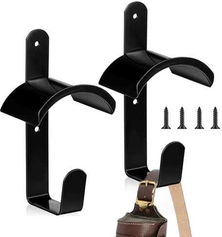 Trensenhaken zur Aufbewahrung von Zaumzeug, Trensenhaken zur Wandmontage | Tack Organizer Zaumzeughaken,Zaumzeug-Halterung, Aufbewahrung für Pferdesattel mit Schrauben, 2 Wandhaken, Zubehör für