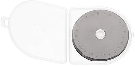 Veemoon 10piezas Cuchillas De Cutter Giratorio Repuesto Profesional Para Corte Redondo Tela Cuero Patchwork y Manualidades