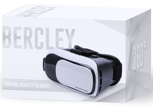 Gafas de Realidad Virtual para Smartphones, Lentes Ajustables, Audio 3,5mm, Cintas Elásticas, 19,5 x 10,5 x 13,5 cm