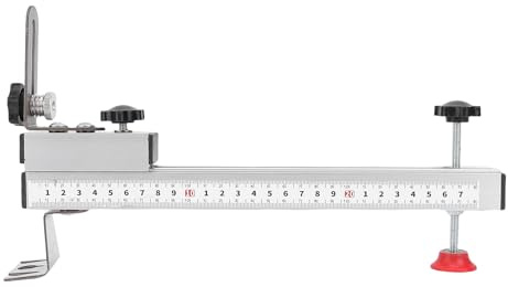 YUEHISY Supporto a Parete per Livello Sospeso, Livellatore con Staffa Regolabile Universale con Scala Chiara, Asta di Supporto in Lega di Alluminio da 31 Cm/12,2 Pollici