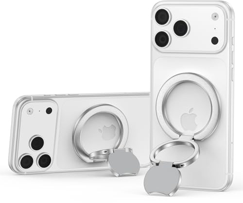 Magnetic Phone Holder for MagSafe Stand, Dual Magnetic Finger Ring Stand