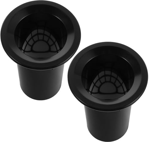DECOMELODY Tubo Guida per Altoparlanti Bass Reflex 85×150 MM Porta Subwoofer 2 Pezzi in Plastica per Miglioramento Bassi Profondi e Uscita Aria Compatibile Casse Acustiche per Uso Palco e