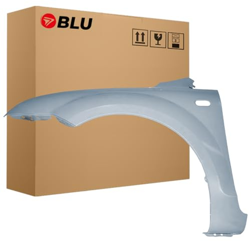 BLU Premium Kotflügel Passend für Ford FOCUS MK2 II D1 Links Silber MachineSilver | 2004-2008 | Vorderseite Vorne | Verzinkt & Lackiert | Einbaufertig