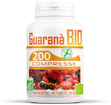 Guarana Bio 400mg - 200 compresse
