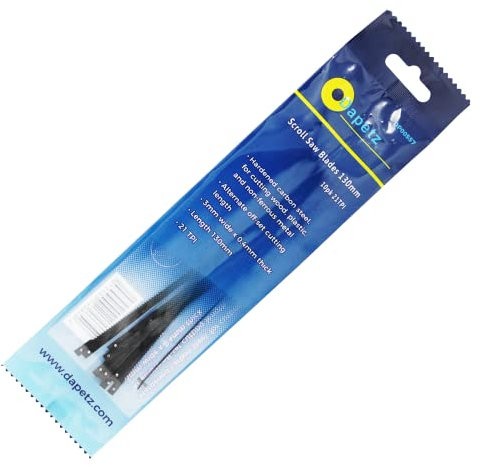 Dapetz Nuevo Espiral Hojas de Sierra 130mm Pack 10 Unidades 21tpi Accesorios Herramientas Eléctricas