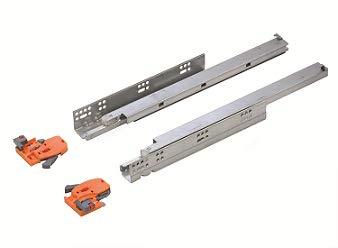 Soft Close Undermounting Drawer Runner Full Extension Runners /3D Slides(1 Pair - 300mm)