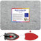 MOHOM 17 x 13.5 Wool Pressing Mat 100% New Zealand Felted Wool Ironing Mat Pad Blanket for Quilter, Sewing, Quilting Supplies and Notions