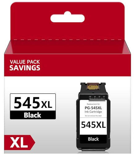 Economink Druckerpatronen 545 PG-545 XL Kompatibel für Canon 545, 545 XL Schwarz für Pixma TR4551, TS3350, TR4550, TS3151, MG2555s, TS3450, MX495, MG2550s, MG2550