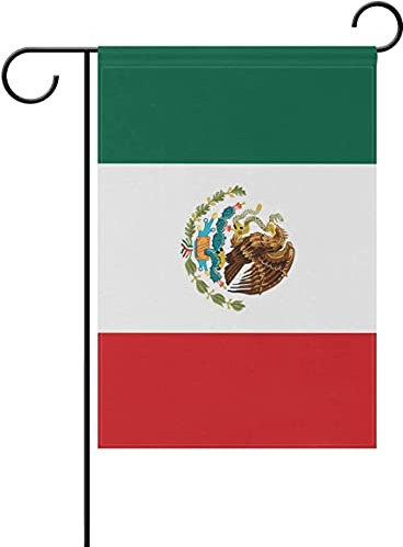 Bandera mexicana de México, pequeñas banderas mexicanas de jardín para patio, porche, día de la independencia, festival patriótico, decoraciones al aire libre