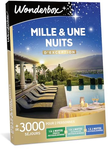 WONDERBOX - Mille Et Une Nuits D'exception - Coffret Cadeau - Idée Cadeau Séjours