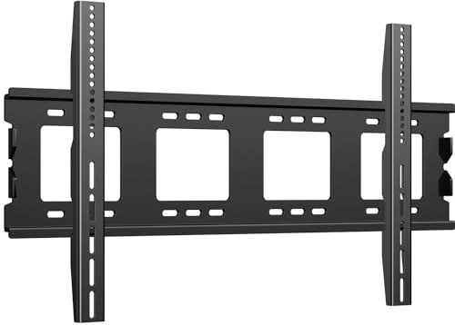 JXMTSPW TV Wandhalterung Fest für 50-120 Zoll Schwer Curved Flachbildfernseher max VESA 900x600mm hält bis zu 125kg Ultra Dünn Schwer Monitor Wandhalterung 75 80 85 90 100“ Universal TV Halterung