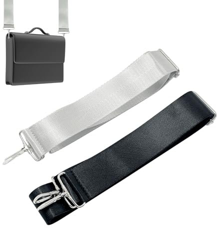 Gentpovth 2 Stück Taschengurte Zum Wechseln, 3.8cm Breiter Taschengurt Verstellbarer Schultergurt für Taschen, Riemen mit 360 Drehbarer Kopf, DIY Zubehör für Handtaschen und Umhängetaschen