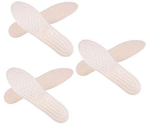 FRCOLOR 3paare Tpu Aufblasbare Einlegesohlen Atmungsaktive Dämpfung Für Sport Und Freizeitschuhe Komfortable Fußpolsterung Für Und Outdoor-aktivitäten