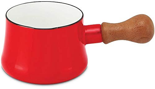 CRBUDY Sauce Pan Milk Pot 0.56L Baby Food Supplement Pot Baby Non-stick Enamel Pot Mini Small Pot Hot Milk Pot