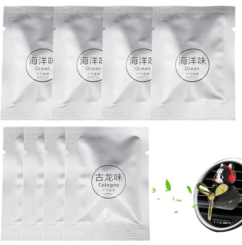 Car Air Freshener Tablets,Car Air Freshener Car Fragrance Refill | 8X Long-Lasting Car Scents Pads, Automotive Air Fresheners Aromatherapy Tablets