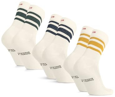 DANISH ENDURANCE Calcetines Deportivos Tenis, Acolchados, 3 y 6 Pack
