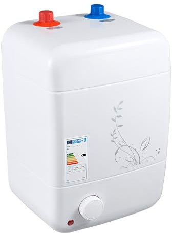Chauffe-eau électrique 8 l - Chaudière sous évier - Chauffe-eau instantané horizontal - Bouilloire de cuisine - Maison sous évier - Pour cuisine, chambre à coucher, salle de bain