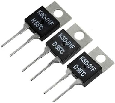 Luftschloss Interruttore di temperatura normalmente aperto, KSD-01F Termostato interruttore Termostato 30°C N.O 1Pcs