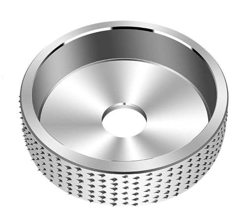 NIHUJALE Meule à Disque Meule d'angle Ronde en Bois, Outil Rotatif de ponçage, Disque abrasif for meuleuse d'angle, carbure de tungstène, Polissage d'alésage de 22mm