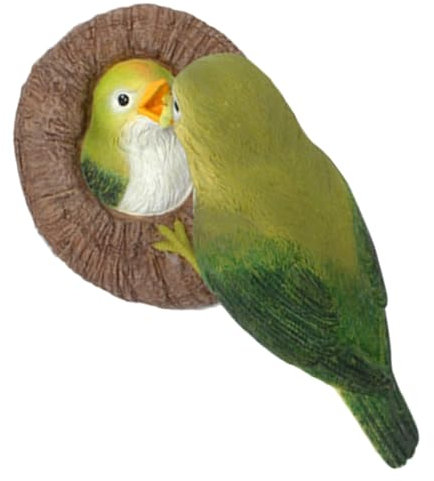 Yardwe Einzigartiges Vogeldekor Zum Aufhängen Kompaktes Vogelornament Aus Kunstharz Vogelfigur Mit Wunderschönem Gartendekor