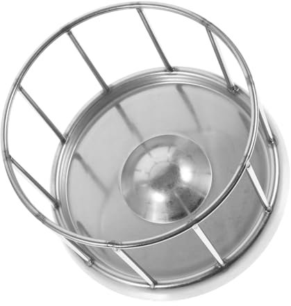 FUTUREORYY Schildkrötennapf Aus Edelstahl Großer Reptilienfutternapf Terrarium-futternapf Runder Futterspender Für Schildkröten Reptilienfutternapf Mit Ausreichender Kapazität