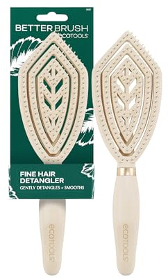 EcoTools Fine Hair Detangler, Fine Hair Brush, 1 Count