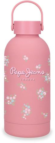 Pepe Jeans Abbey rosa rostfritt stål flaska 6,5 x 18,5 x 6,5 cm rostfritt stål av Joumma Bags, Rosa, Talla única, Flaska i rostfritt stål