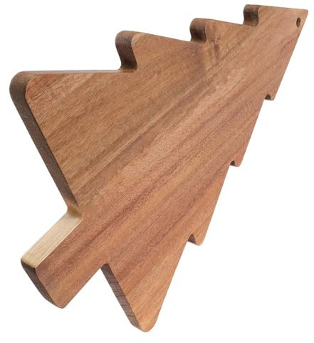 UBOHUZ Käseplatte Schneidebrett for die Küche, Schneidebrett, Käsebrett, Weihnachtsbaumbrett, Holztablett, Schneidebrett Für Käse, Obst