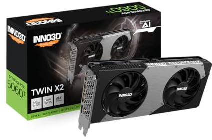 Inno3D GeForce RTX 5060 Ti Twin X2 16GB GDDR7 Reflex 2 RTX AI DLSS4