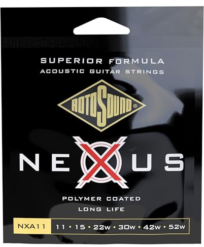 Rotosound NXA Nexus coated Akustikgitarre Satz Light 11-52 NXA11