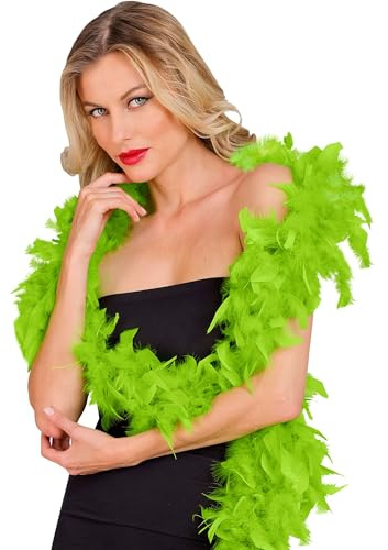 W WIDMANN MILANO Party Fashion - Federboa 180 cm für Erwachsene | Federschal für Karneval, Mottoparty, Burlesque, Cabaret und Show Kostüme