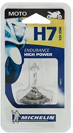 Michelin 008557 Motorrad-Glühlampe, H7, 12 V, 55 W