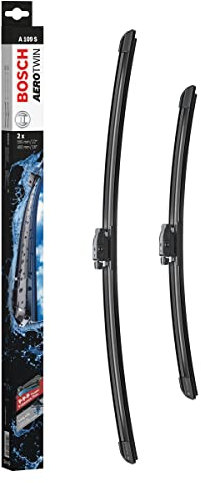 Bosch Balais d'Essuie-Glace Plats Aerotwin A109S, Longueur: 550mm/400mm − 1 Paire de Balais avant