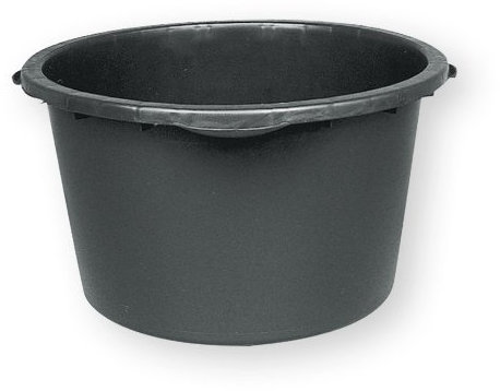 Bergin Mörtelkübel, schwarz, 65 Liter, mit Literskala